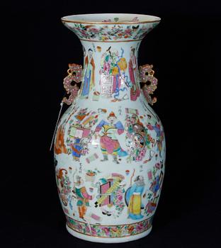 GOLVURNA, porslin, Kina, Kanton, 1800/1900-tal.