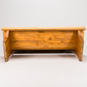 Alvar Aalto, CHURCH BENCH, a sample, late 1950s.