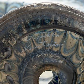 Oiva Toikka, a 'Kaiku' glass bird, signed O. Toikka, Nuutajärvi.