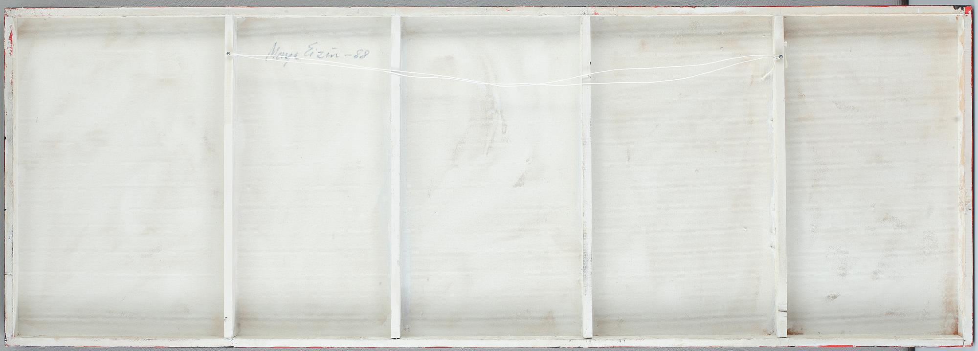 MAYA EIZIN ÖIJER, blandteknik, signerad och daterad -88 á tergo.