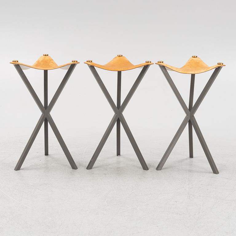 Per Söderberg, three bar stools, 'NEB (No Early Birds)', DIS Inredning, 21st century.