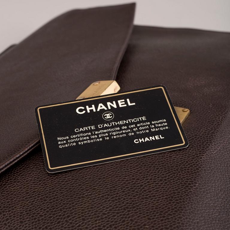 A Chanel briefcase.