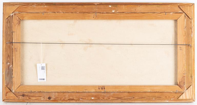 Sten Sture Sandgren, signerad. Duk 46 x 100 cm.