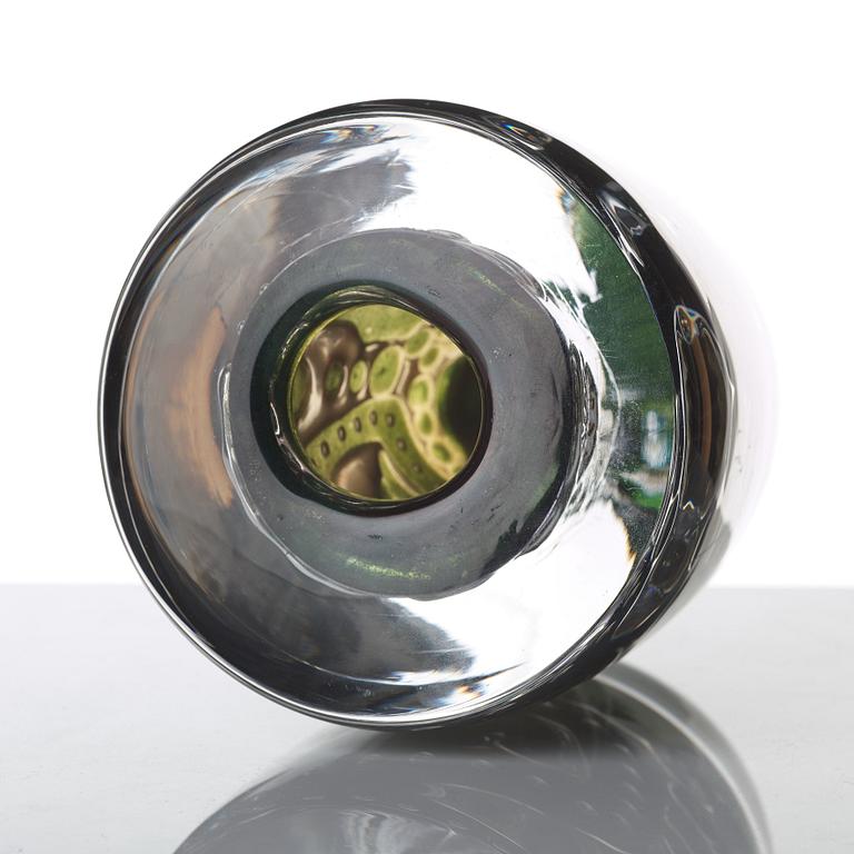 Edvin Öhrström, an "ariel" glass vase, Orrefors 1951, nr 1421E.