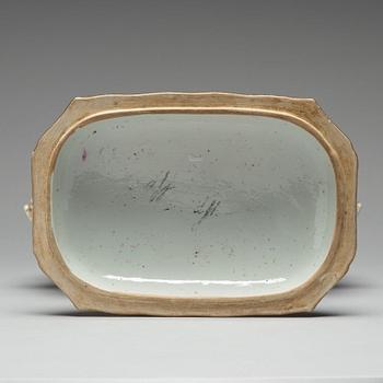 TERRIN med LOCK, kompaniporslin. Qingdynastin, Qianlong (1736-95).