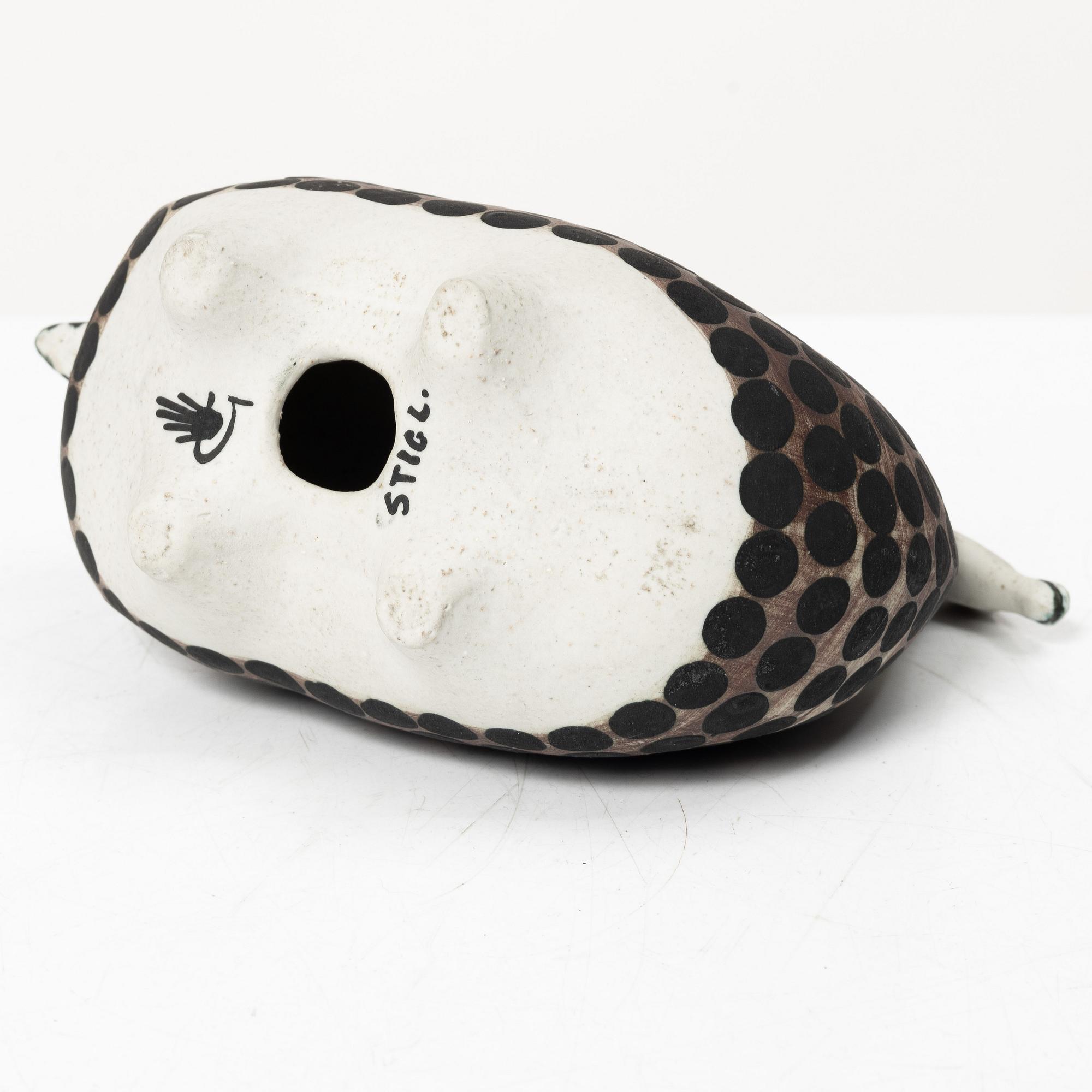 Stig Lindberg, a 'Springare' figurine, Gustavsberg Studio.