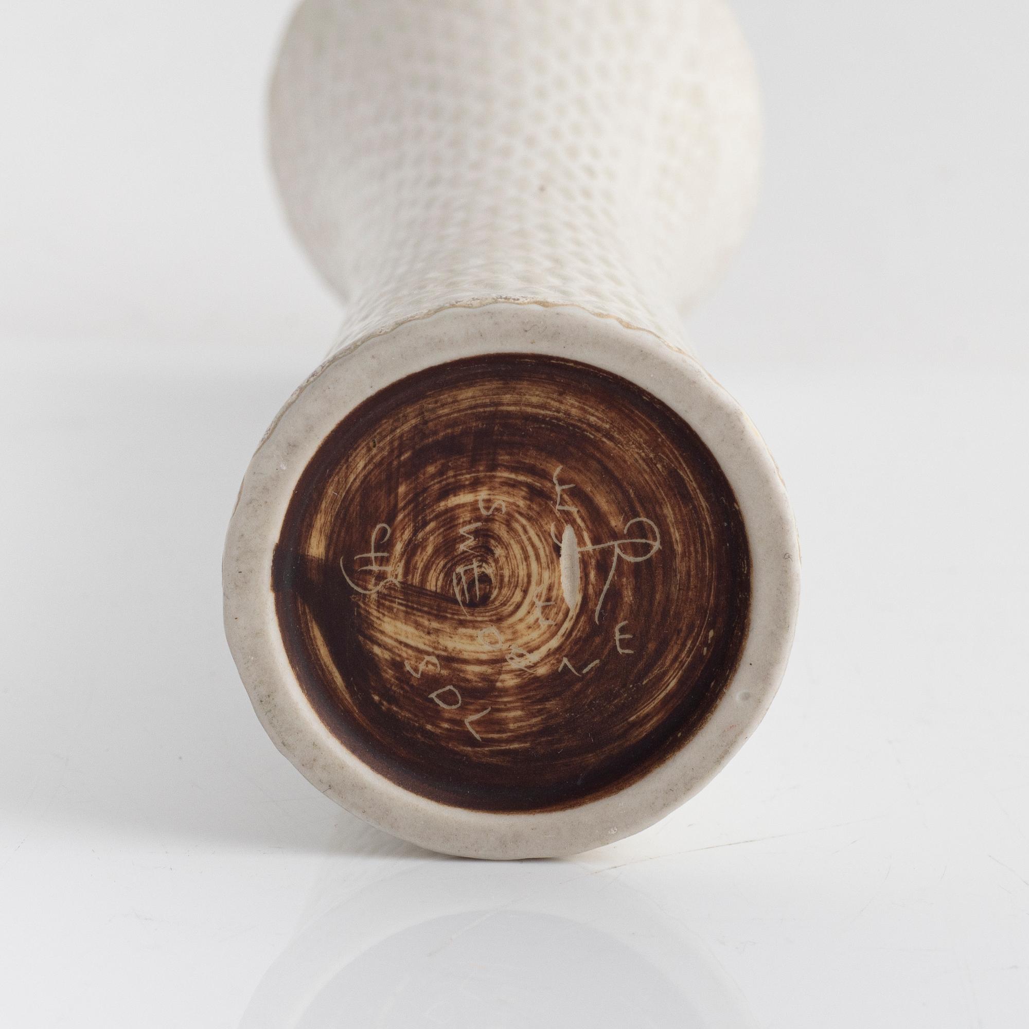 Carl-Harry Stålhane, a stoneware vase, Rörstrand, Sweden, 1950's.