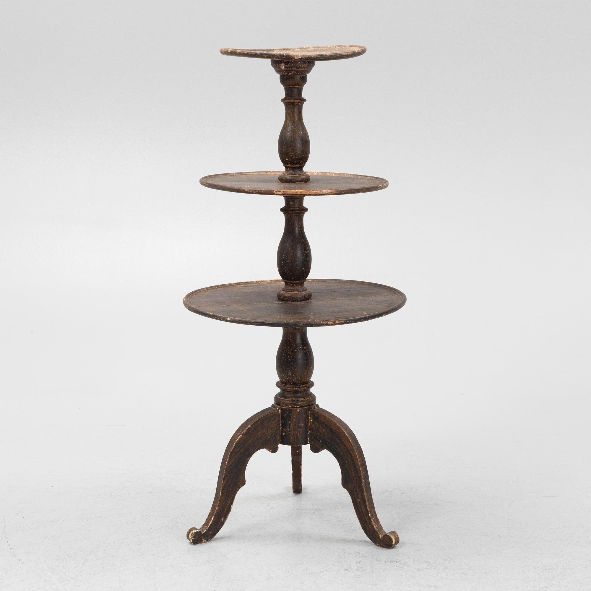 Bord, så kallad dumb waiter, England, 1800-tal.