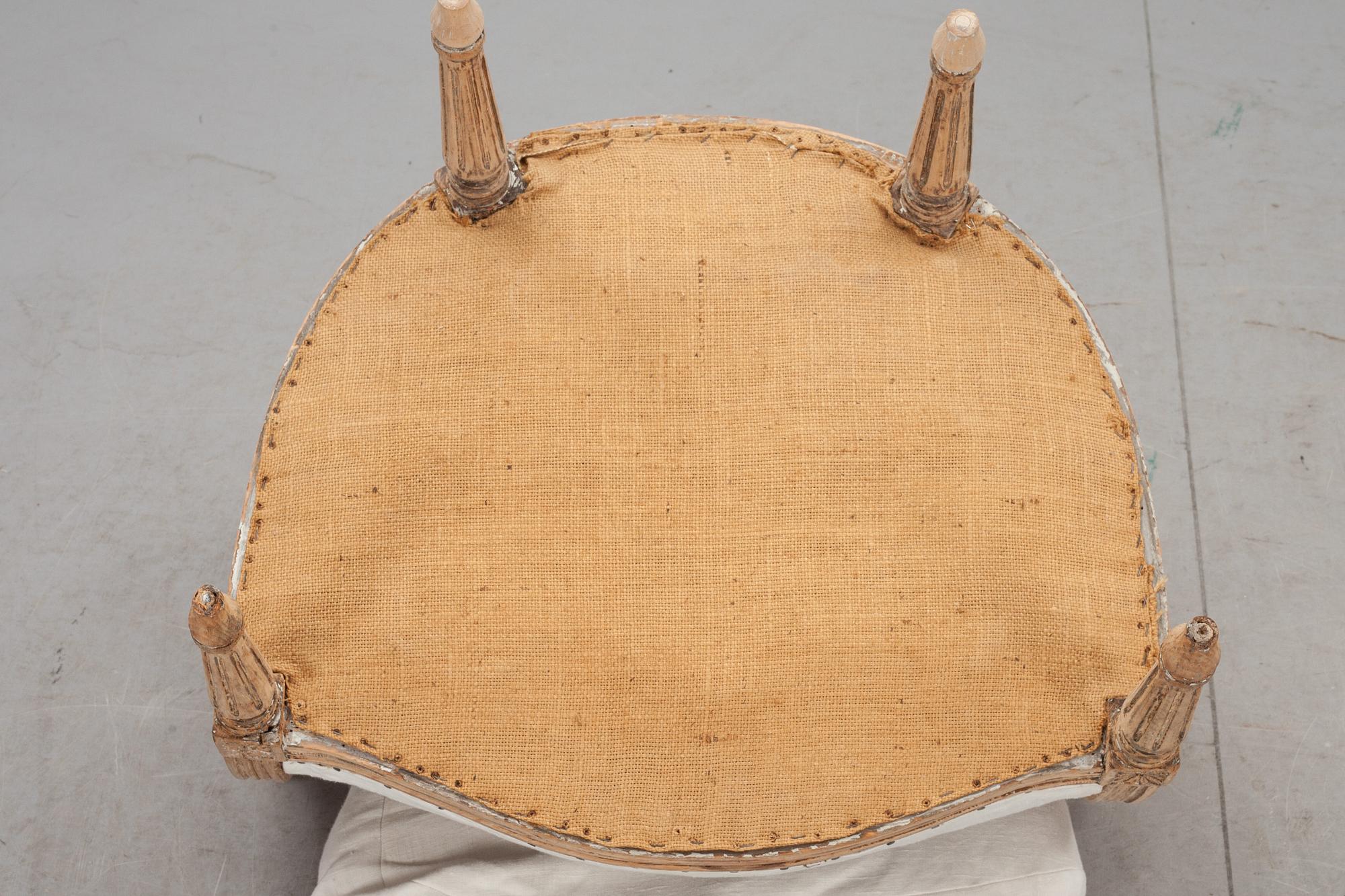 BERGÈRER, ett par, gustaviansk stil.