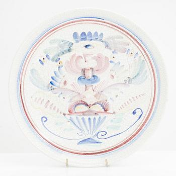 Birger Kaipiainen, tallrik, keramik, signerad BK Arabia Suomi.