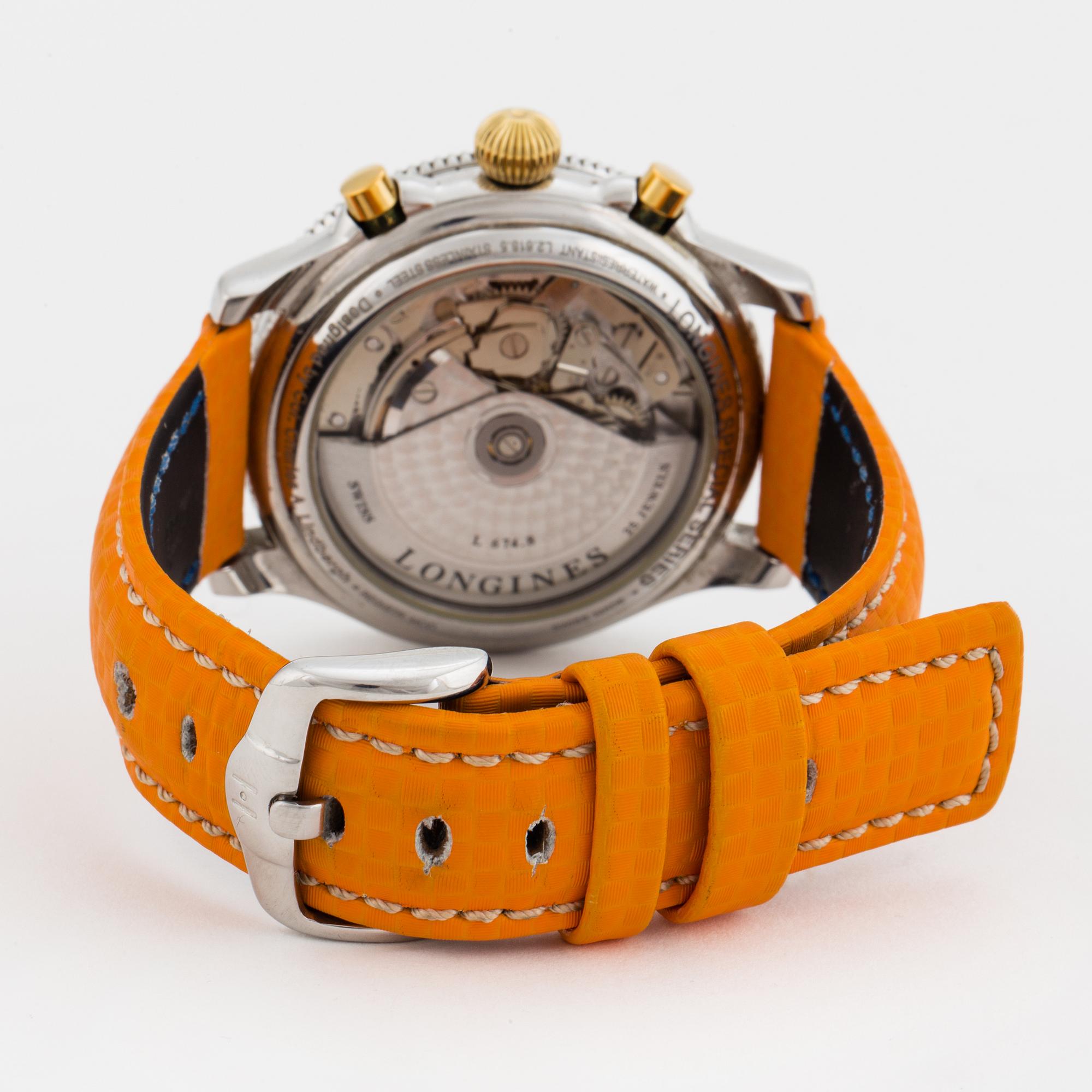 LONGINES, Special Series, Charles Lindbergh, chronograph, wristwatch, 42 mm,