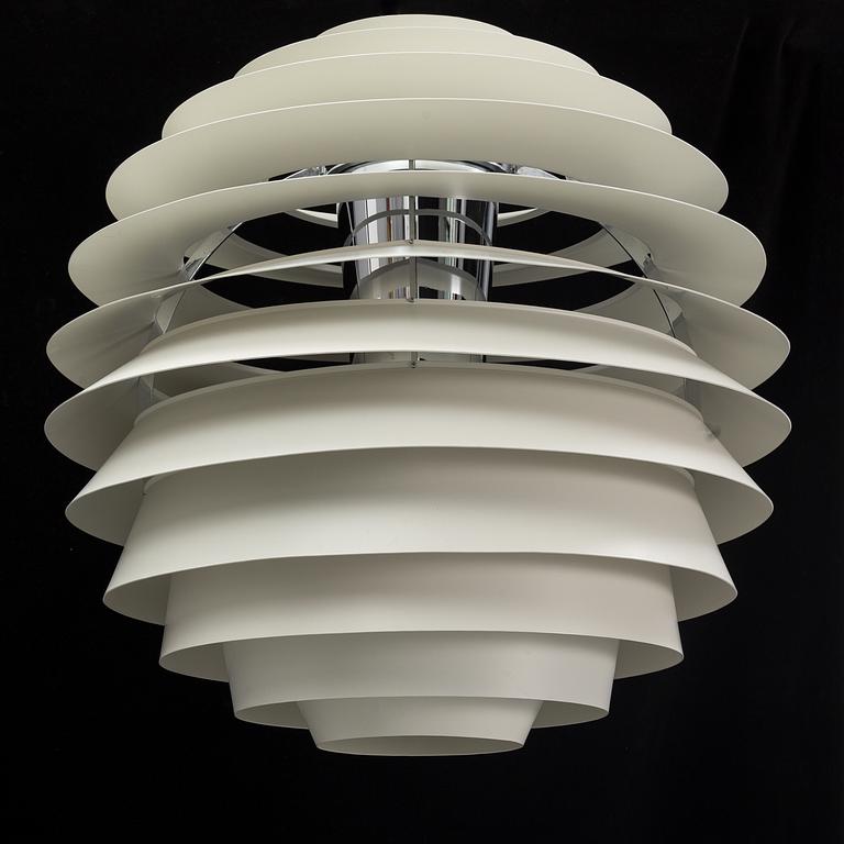 Poul Henningsen, a 'PH Globe/Louvre' pendant light, Louis Poulsen, Denmark.