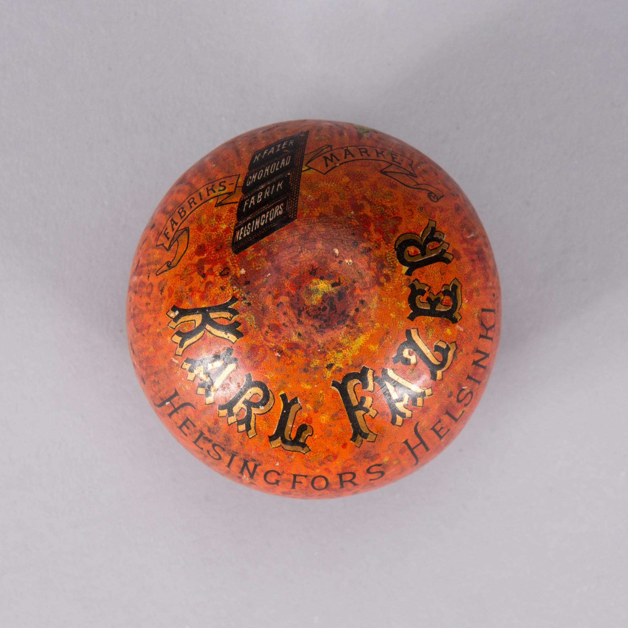 TRYCKPLÅTAR, 3 st, DOSA och LÅDA, Karl Fazer, Helsingfors.