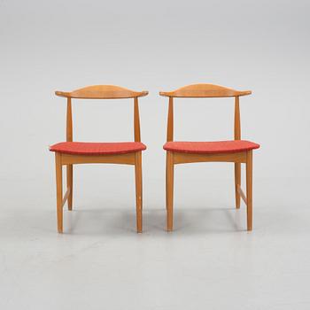 A pair of "Danske" chairs by IKEA.