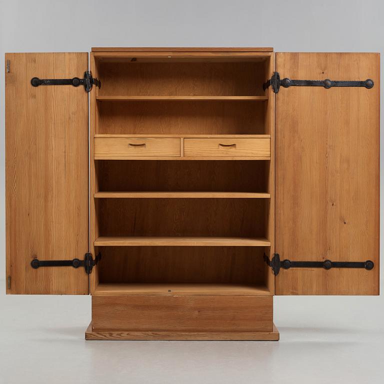 Axel Einar Hjorth, a 'Lovö' stained pine cabinet, Nordiska Kompaniet, Sweden 1930's.