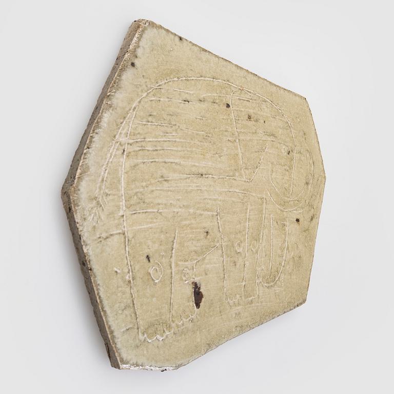 Michael Schilkin, a ceramic relief, signed Schilkin, ARABIA.