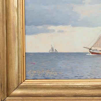 Victor Qvistorff, sailing boat.