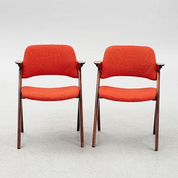 Bengt Ruda, armchairs, a pair, model "562-026", from the "Triva series", Nordiska Kompaniet.