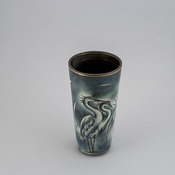 GUNNAR NYLUND, a 'Flambé' stoneware vase, Lidköping Rörstrand 1930's/40's.