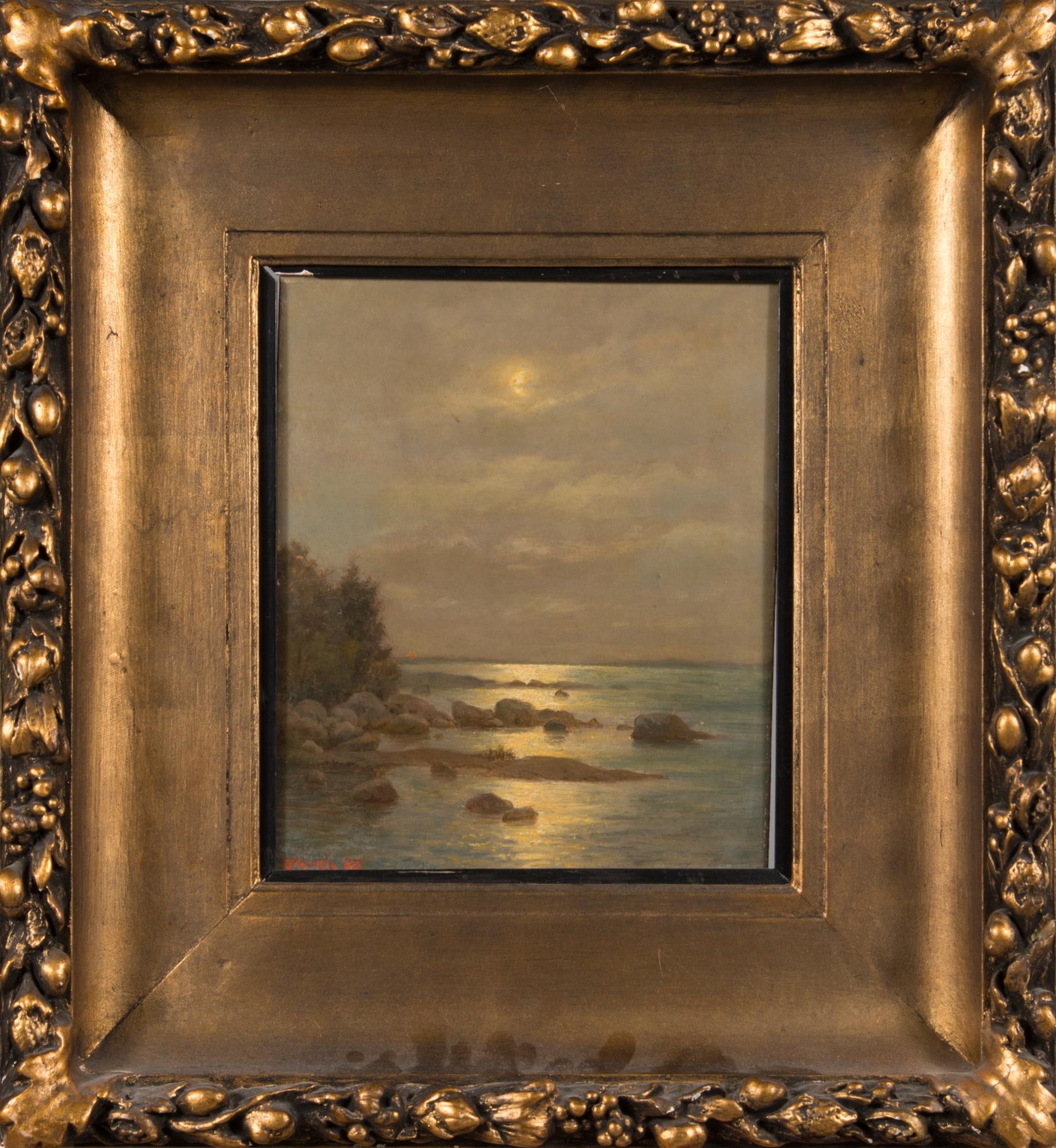 Oscar Kleineh, oil on canvaspanel, signed and dated -85.