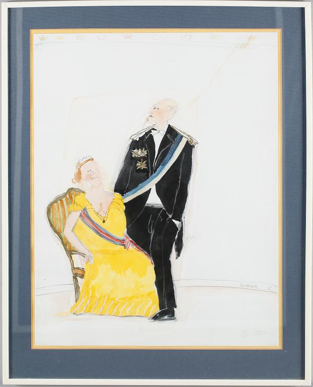 ÖRJAN WIKSTRÖM, akvarell, signerad.