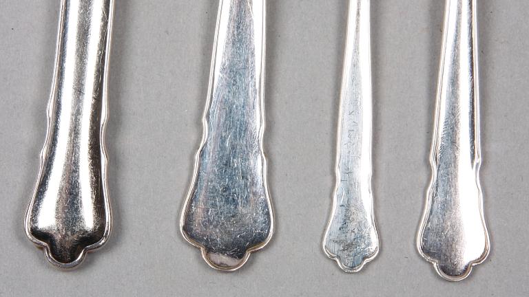 BESTICKSERVIS, 71 delar, nysilver, GAB, 1900-talets mitt.