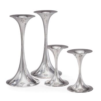 259. Tapio Wirkkala, TWO PAIRS OF CANDLESTICKS.