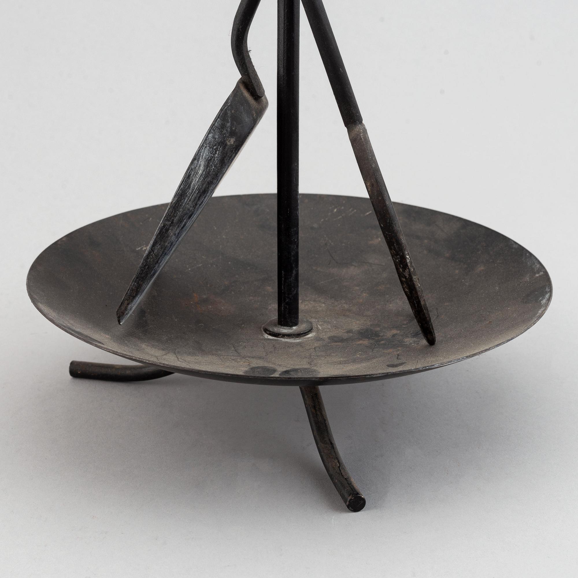 Gunnar Ander, brasställ, 3 delar, Ystad Metall.