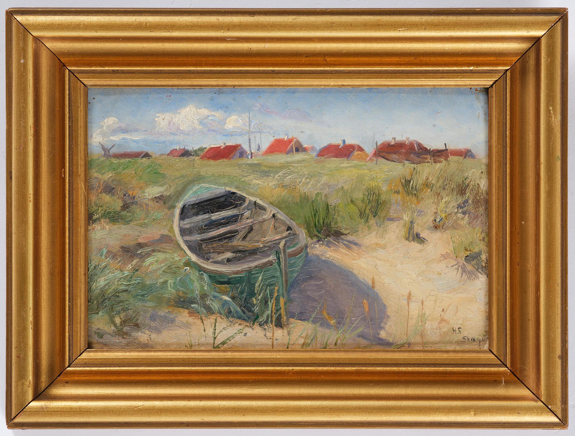 Hedvig Skarstedt, Coastal meadow in Skagen.
