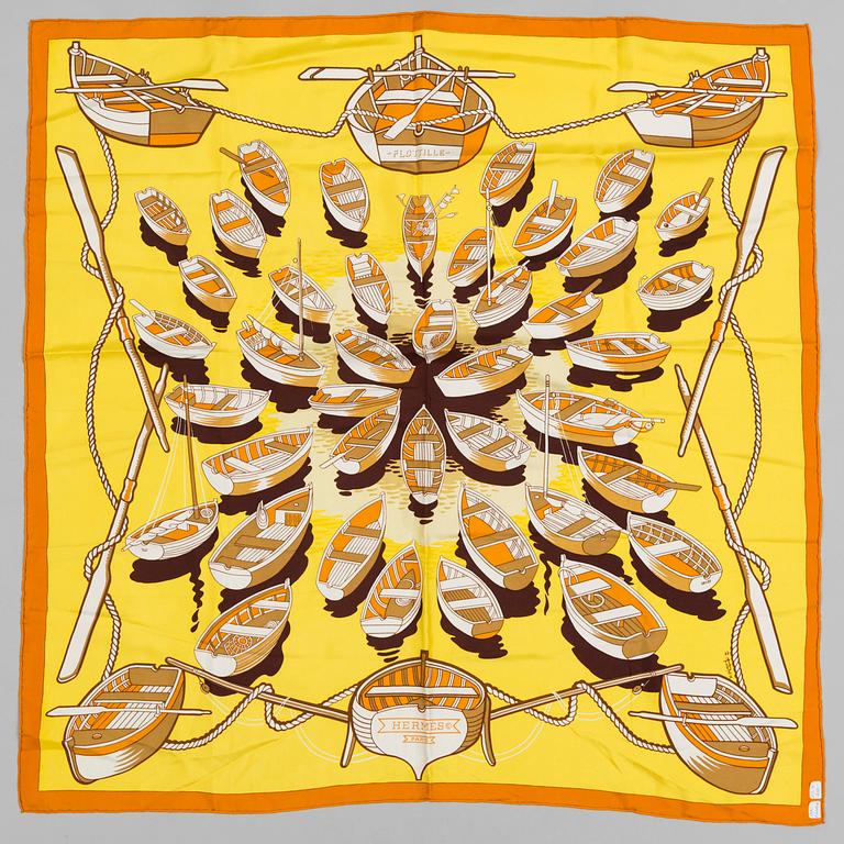 Scarf "Flottille" by Hermès.