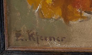 ESTHER KJERNER, olja på pannå, signerad.