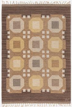 Rakel Carlander, Matta, Rölakan, signerad RC, ca 204 x 142 cm.