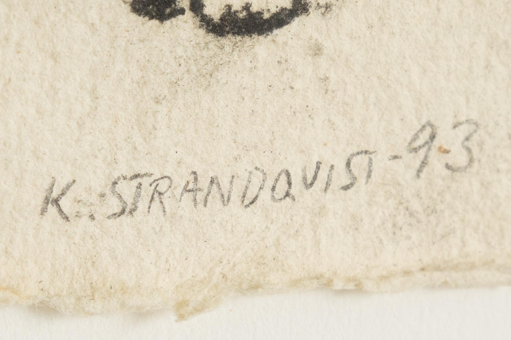 Kjell Strandqvist, watercolour & pastel, signed and dated -93.