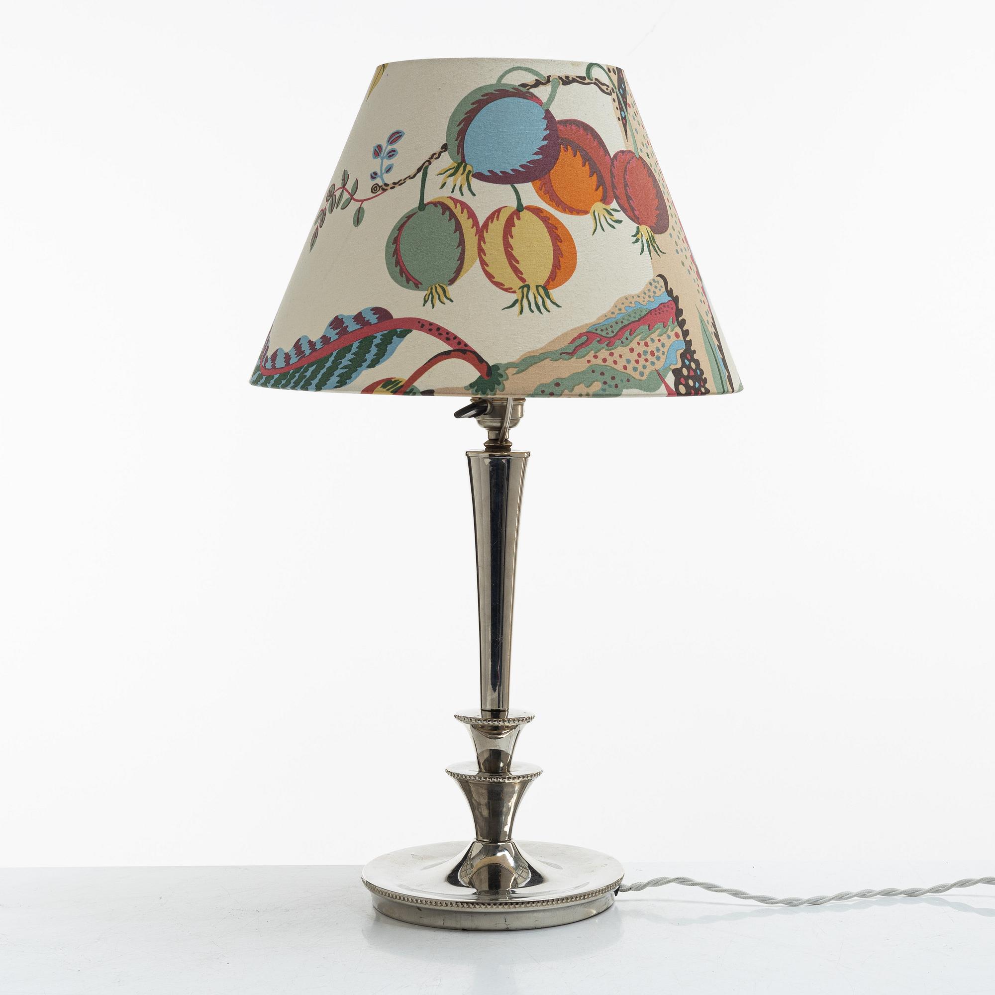 A table lamp, Swedish Grace, first half of the 20th Century.