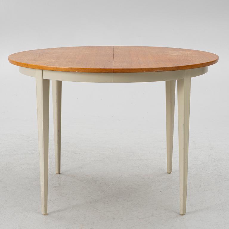 IKEA, A 'Sober' dining table with four chairs, IKEa, sweden, 1960's.