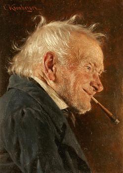223. Carl Kronberger, Rökande äldre herre.