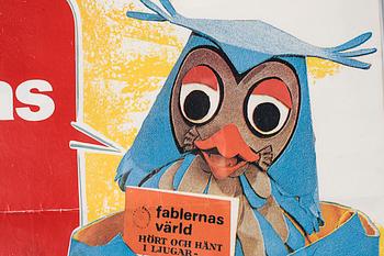 A movie poster for "Fablernas värld", second half of the 20th century.