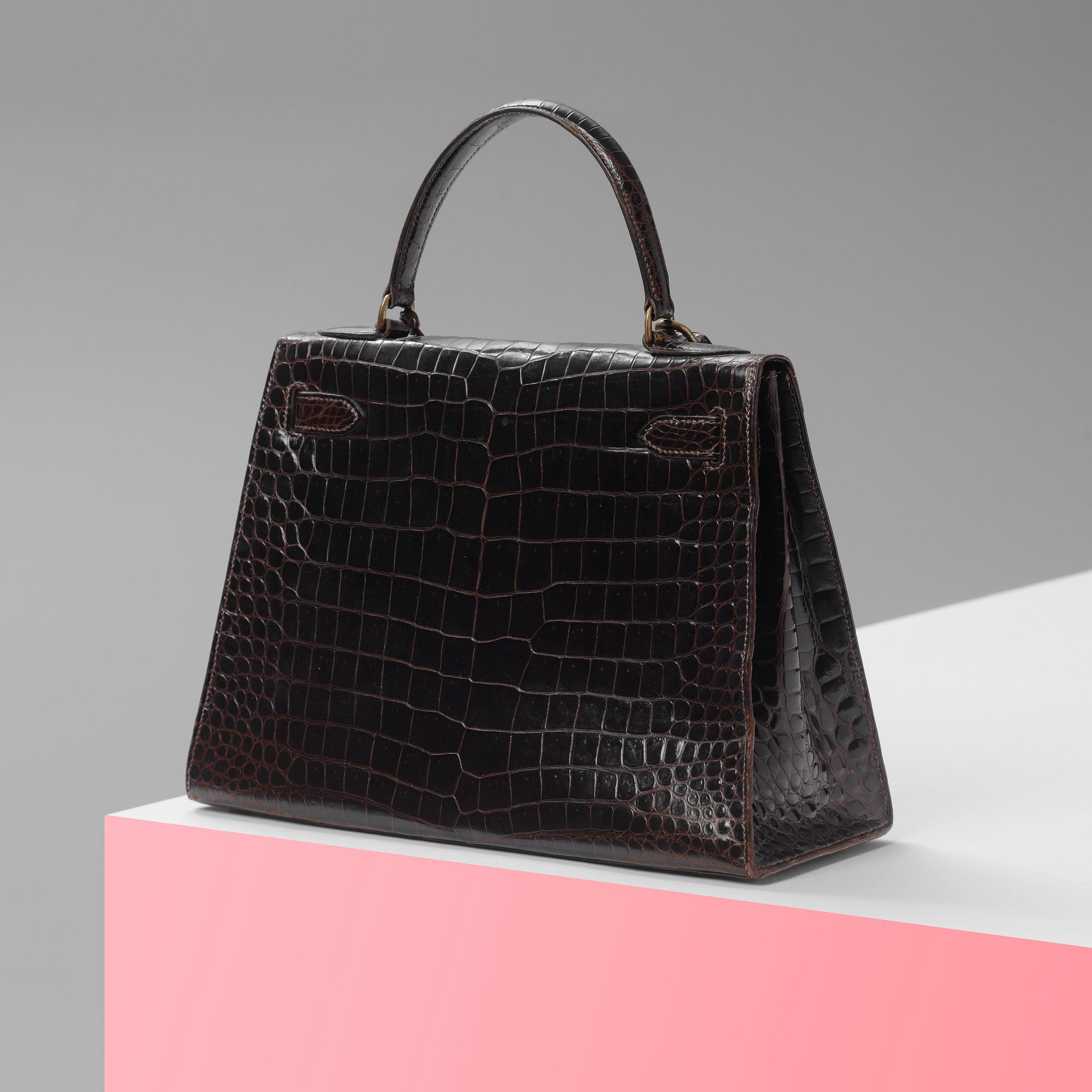 HANDVÄSKA, Hermès, "Kelly", 1960/70-tal.