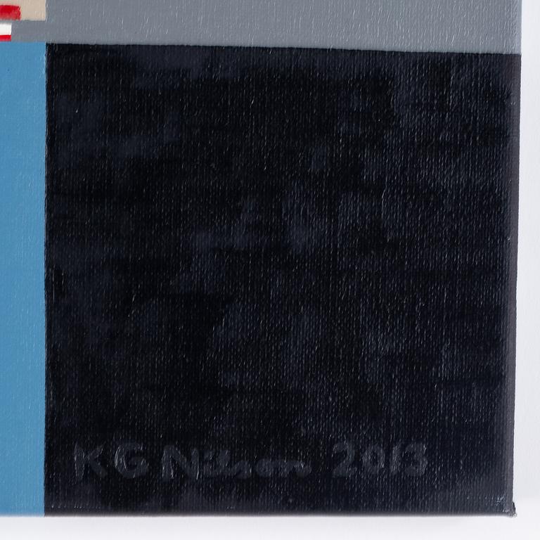 KG Nilson, oil on canvas, signed Kg Nilson and dated 2013.