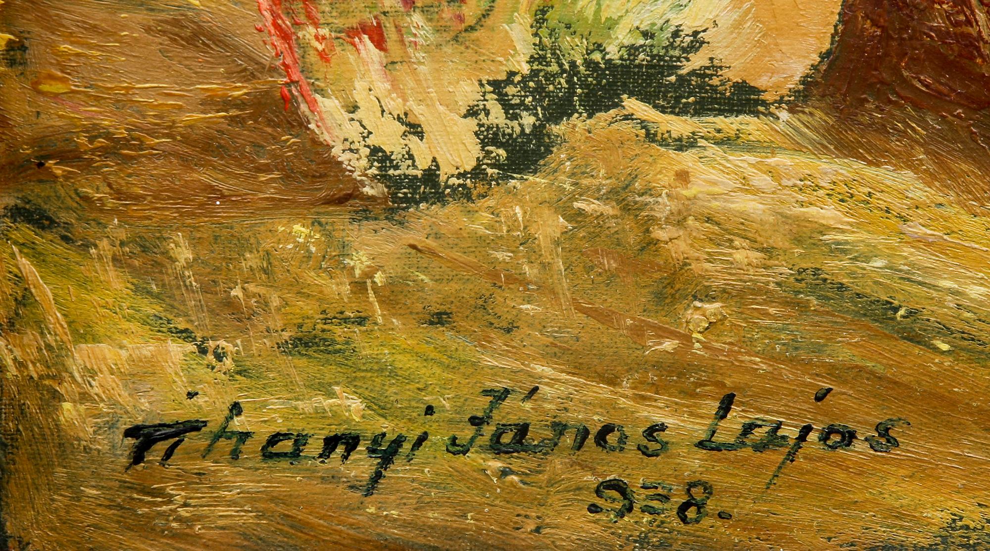 JANOS LAJOS TIHANYI, olja på duk, sign och dat 1938.