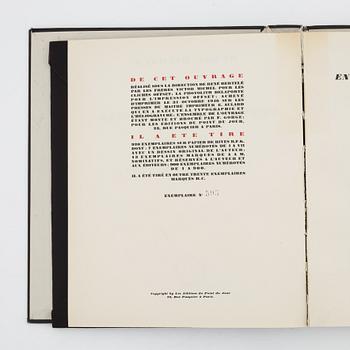 Henri Michaux, "Peintures et Dessins", 1946, exemplaire 595, samt kataloger och litteratur om Michaux.