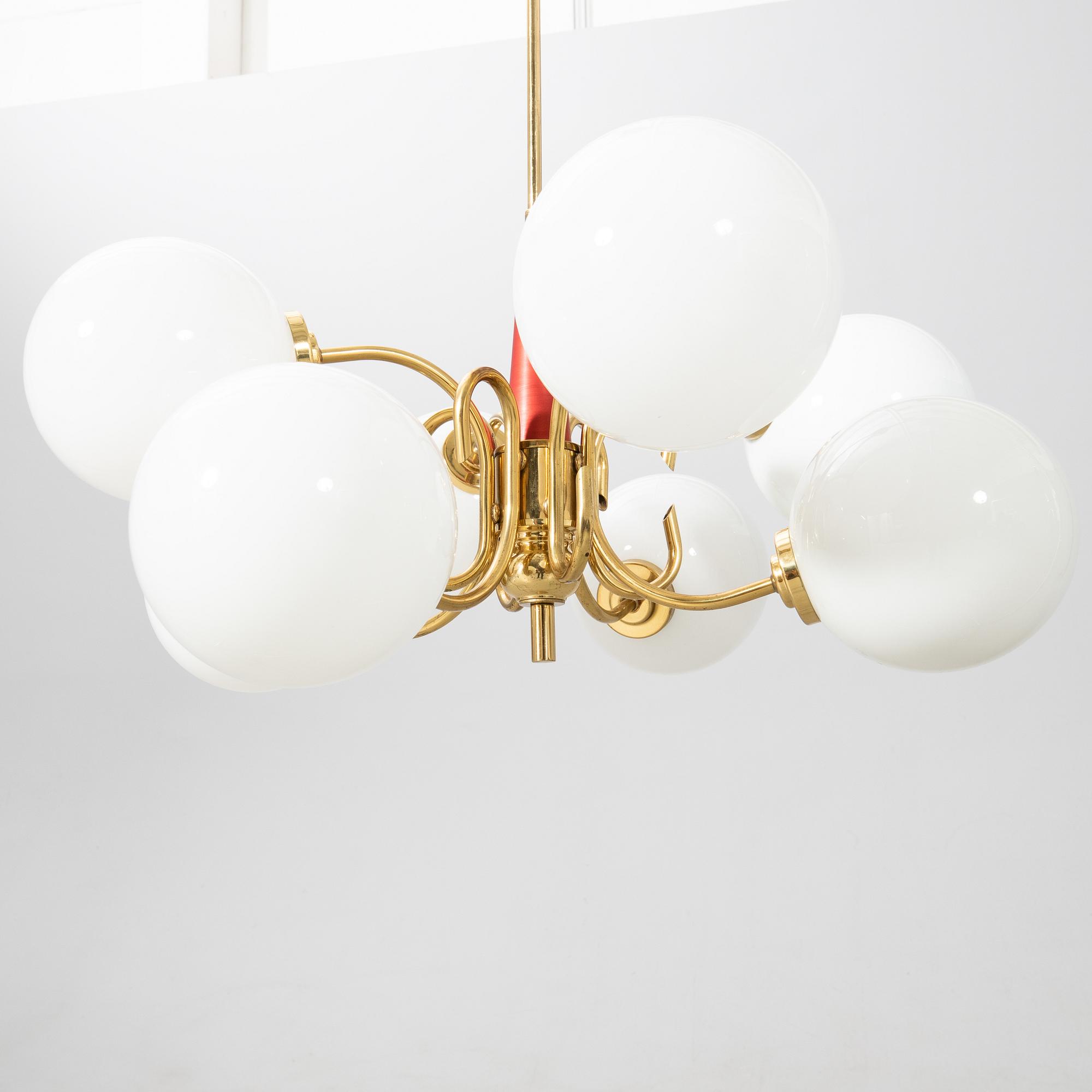 Taklampa, 1900-talets andra hälft.