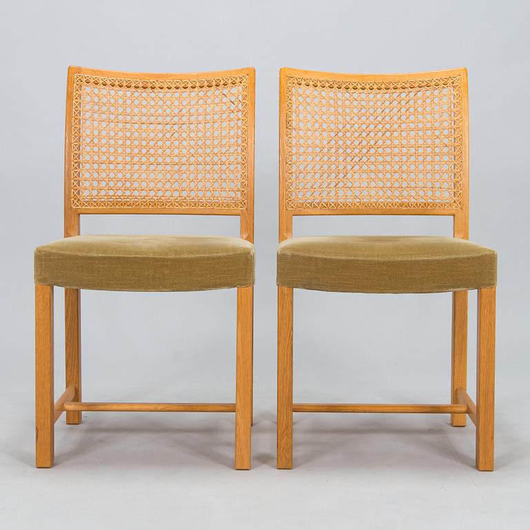 Carl Gustaf Hiort af Ornäs, dining table, "Exhibition Senior", and chairs 6 pcs, HMN Huonekalu Mikko Nupponen 1950s.