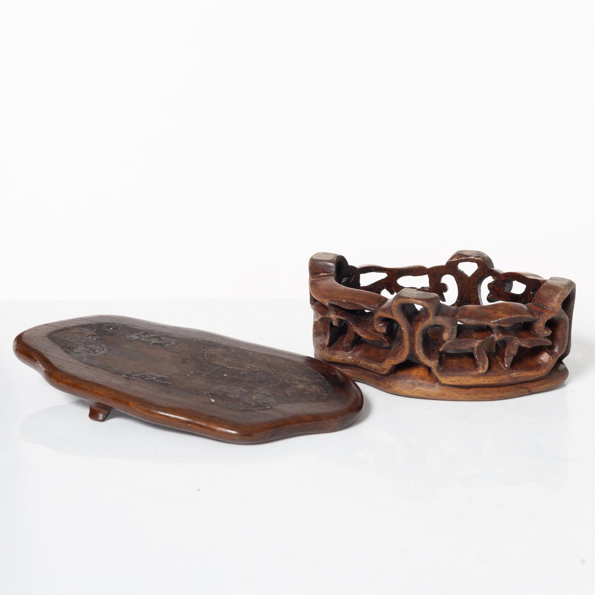 Samling stenfigurer, åtta stycken, Kina, 1900-tal/samtida.