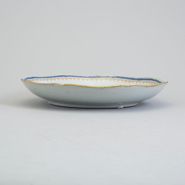 SKÅLFAT, kompaniporslin. Qingdynastin, Qianlong (1736-95).