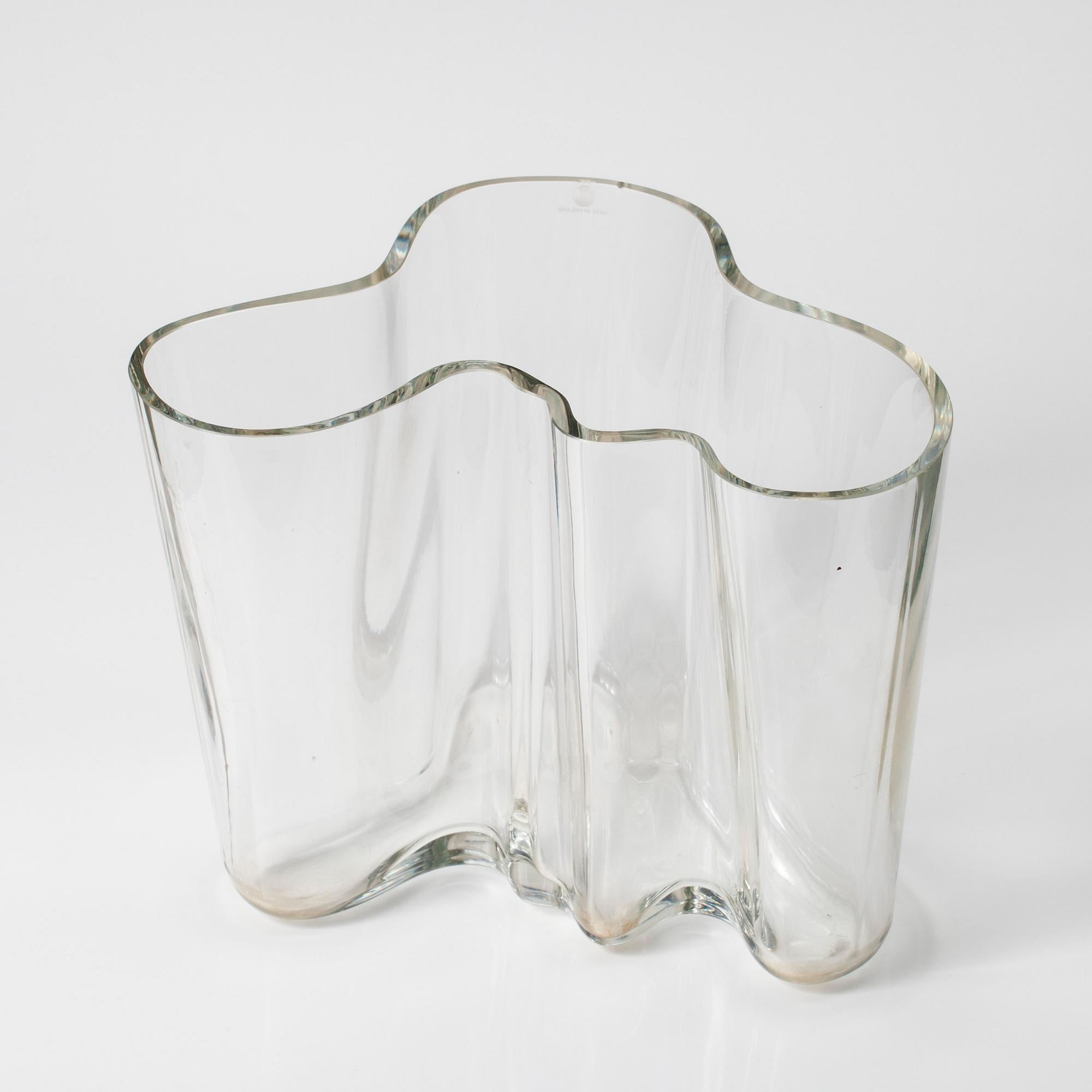 VAS, glas, "Savoy" signerad Alvar Aalto - 3030. 1970-80-tal.
