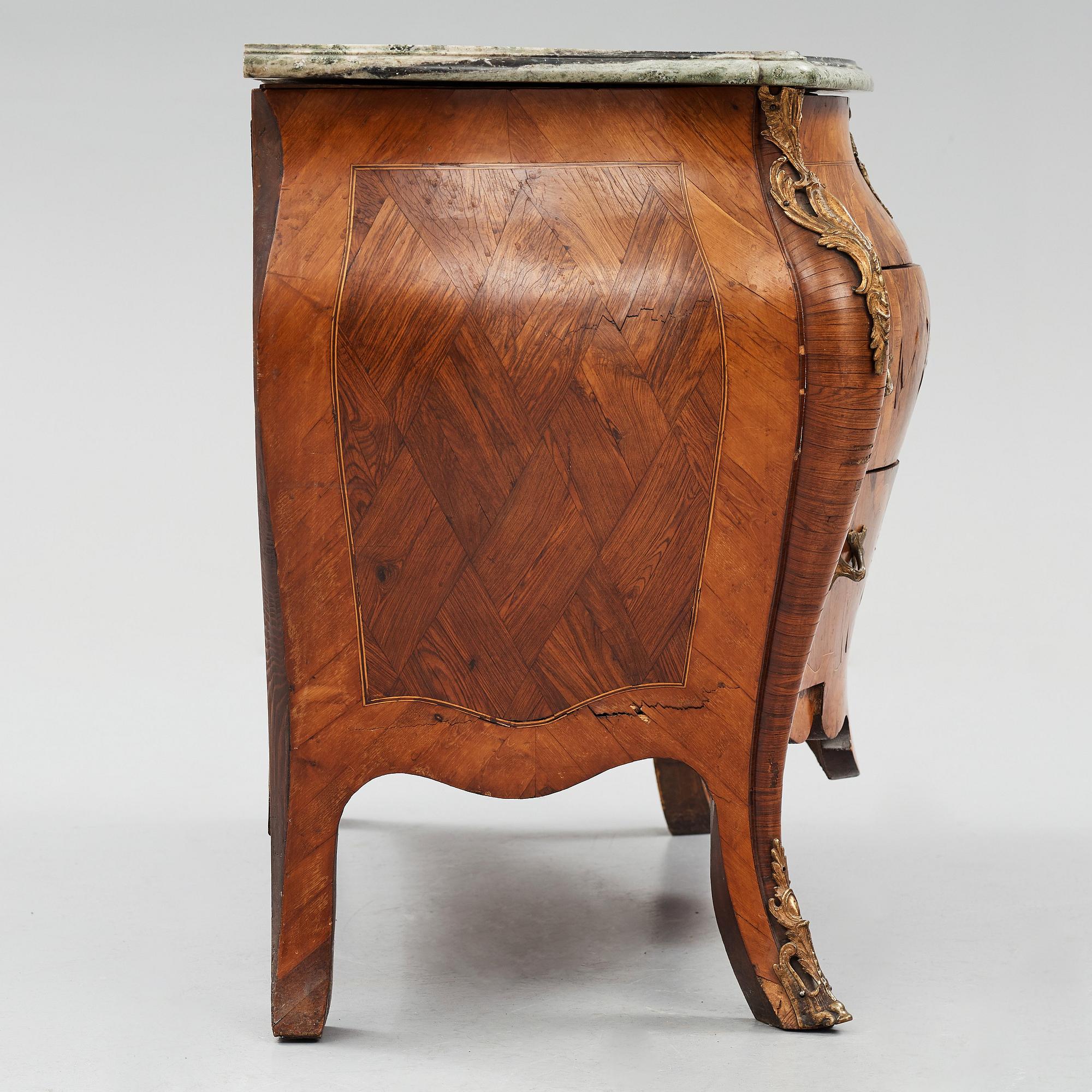 A Swedish Rococo 18th century commode.