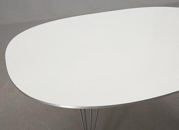 BORD, "Superellips", Piet Hein och Bruno Mathsson, Fritz Hansen, etikettmärkt 1988.