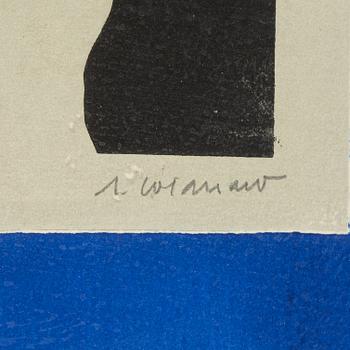 James Coignard, carborundumetsning, signerad 60/60.