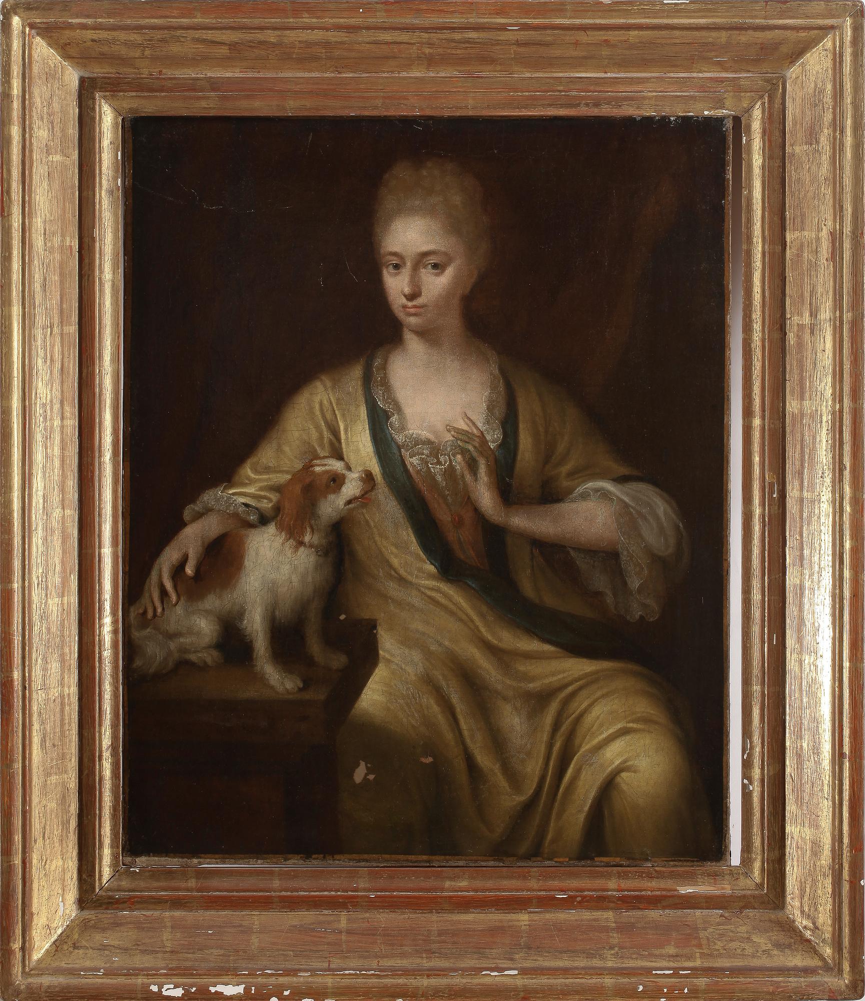 OKÄND KONSTNÄR, olja på duk, Fransk skola, 1700-tal. Signerad G. Vigman.